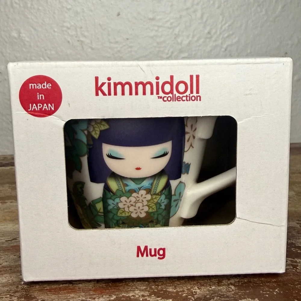 Kimmidoll Collection Masayo Mug Truth & Harmony Japan Kokeshi Doll Ceramic NEW